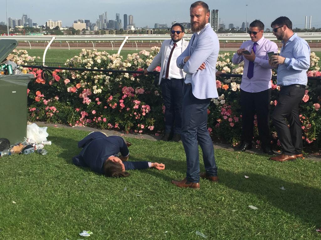 Likely working out a plan to get old mate home. Picture: news.com.au