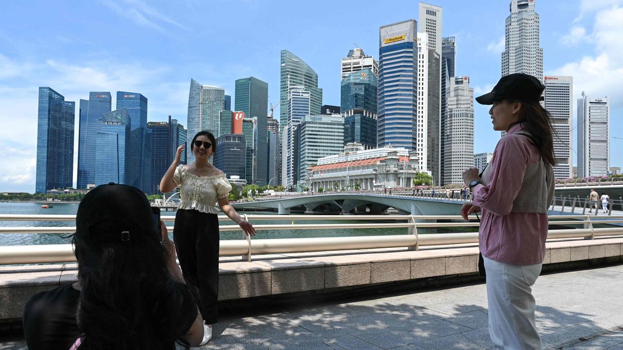 Singapore topped the list of most visited international cities by business travellers ahead of London and Honiara in the Solomon Islands. Picture: AFP