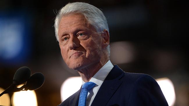 Bill Clinton was named as a passenger on the Lolita Express. Picture: AFP.