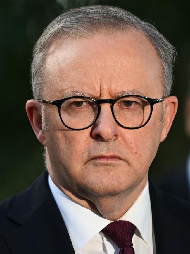 Anthony Albanese has called for a Gaza ceasefire. Picture: Dan Peled / NewsWire