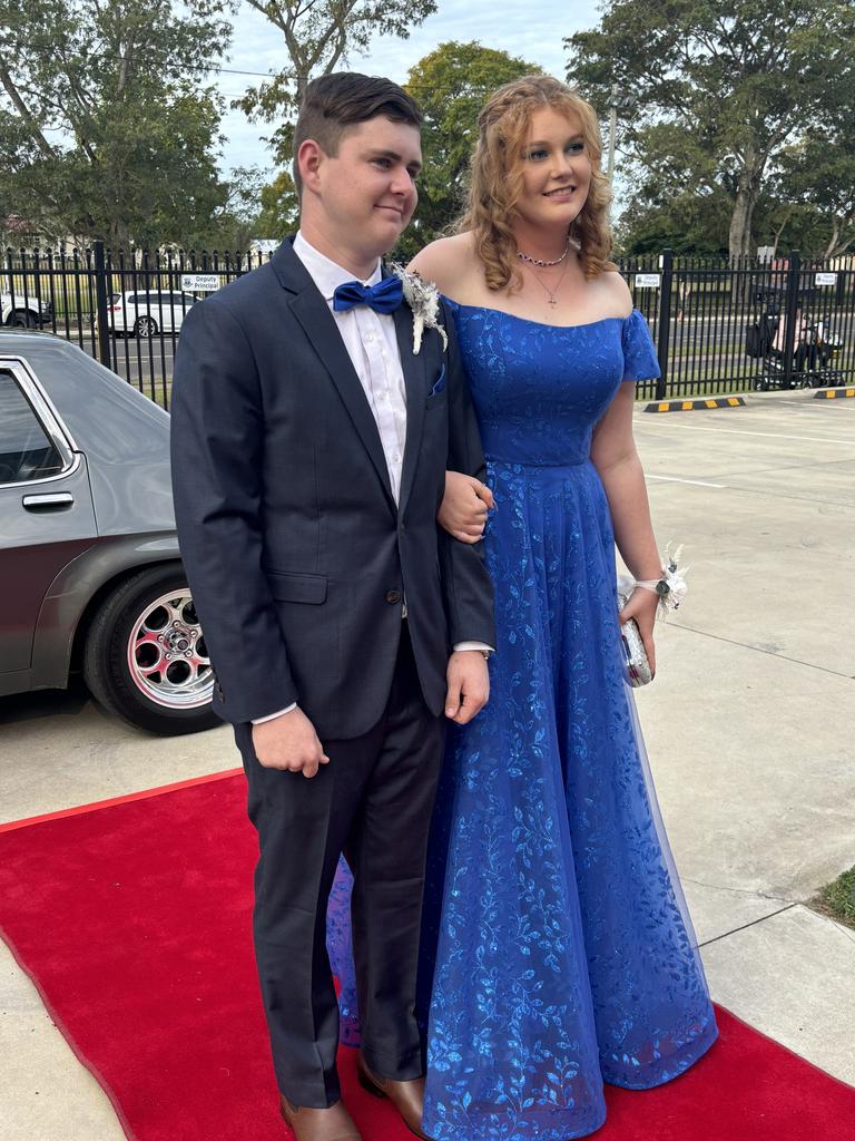 Students arrive at Maryborough State High School's formal.