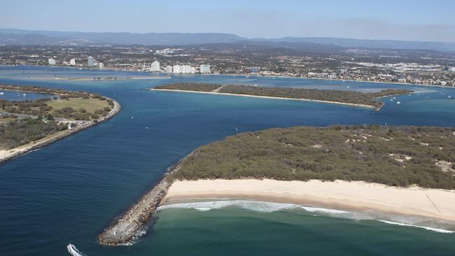 The pipe will run to South Stradbroke Island.