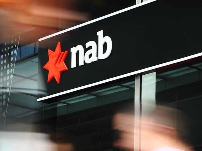 14/11/2018: Generic picture of National Australia Bank (nab) branch and logo. Hollie Adams/The Australian