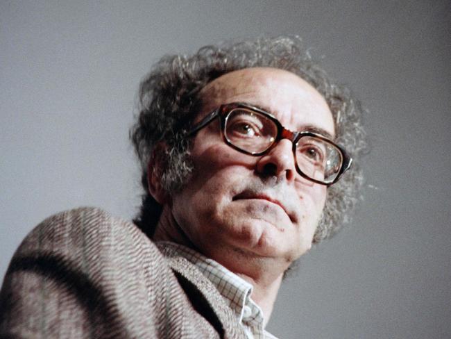 (FILES) In this file photo taken on May 21, 1988 Franco-Swiss film director Jean-Luc Godard attends a press conference during the Cannes International Film Festival in Cannes. - Franco-Swiss filmmaker Jean-Luc Godard, died 
