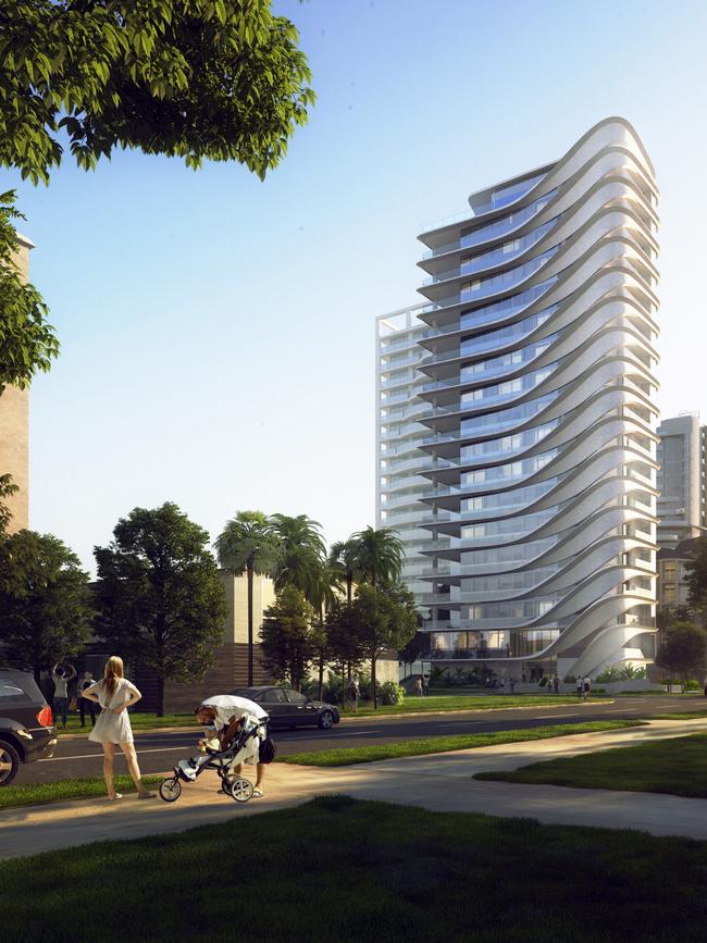 Located on the corner of Australia Avenue and Old Burleigh Road, Sand Broadbeach was to be a high-end 18-storey tower featuring 15 whole floor apartments.