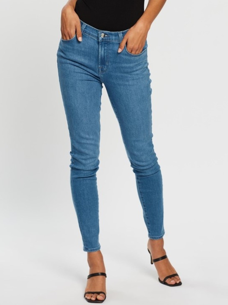 J Brand, Maria High-Rise Skinny Jeans in Heart.