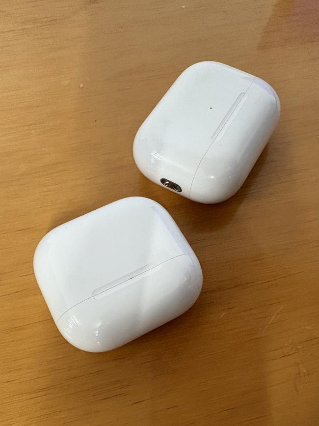 The charging case for the AirPods 4 is 10 per cent smaller than the previous model while providing 30 hours' battery life.