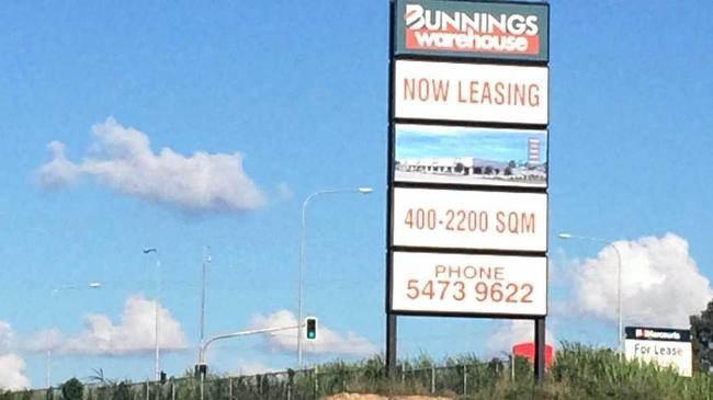 FOR LEASE: Kmart has put to bed rumours that they are opening a store near Bunnings Gympie. Picture: Frances Klein