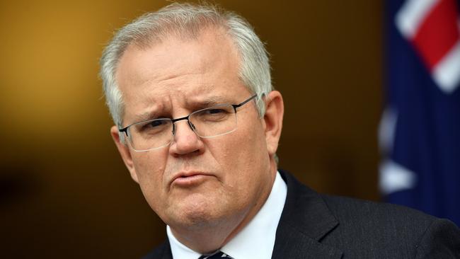 The most notable change in the latest Newspoll is a steep rise in voter dissatisfaction with Scott Morrison’s performance as Prime Minister. Picture: Getty Images