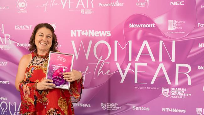 Monica Bugno, winner of the Stars of Retail, Tourism and Hospitality category at the 2025 NT News Woman of the Year Awards. Photo: Georgia Politis