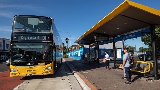 The B-line increased bus use by more than 20 per cent. Picture: Julian Andrews