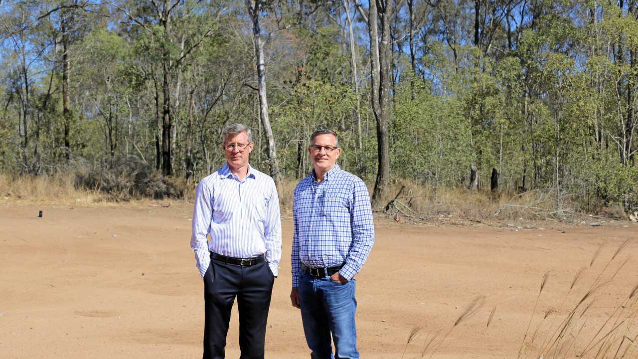 Developer Orchard Property Group has completed the acquisition of a 34-hectare development-ready site at Ripley, in the heart of the Ripley Valley Priority Development Area (PDA). Ray White's Tony Williams and Orchard Property Group Brent Hailey.