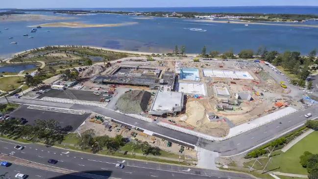 RAW: Gold Coast Aquatic Centre construction time-lapse