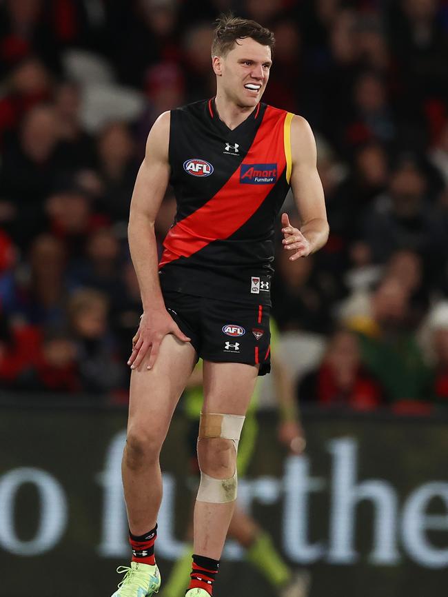 Jordan Ridley was one of the best players on the ground before injury his quad early in the final quarter. Picture: Michael Klein.