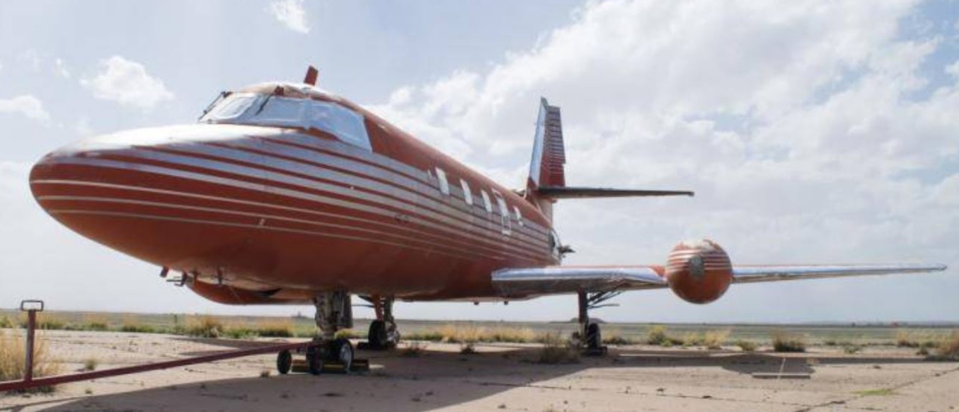 Elvis Presley purchased the 1962 Lockheed Jetstar in 1976, a year before his death. Picture: GWS Auctions