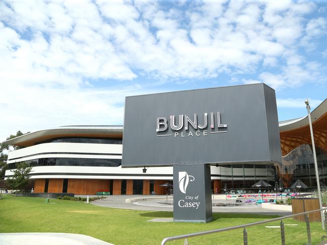 Bunjil Place and the Casey Council Offices on Sunday, February 16, 2020, in Narre Warren, Victoria, Australia. Picture: Hamish Blair