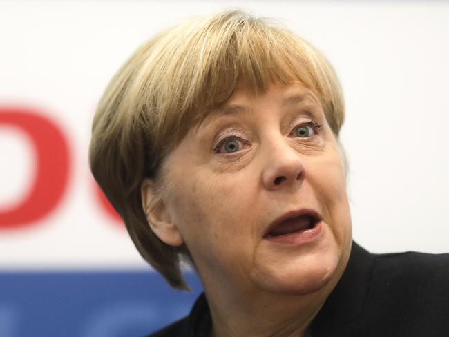 German Chancellor Angela Merkel was Time’s person of the year 2015. Picture: AP Photo/Markus Schreiber