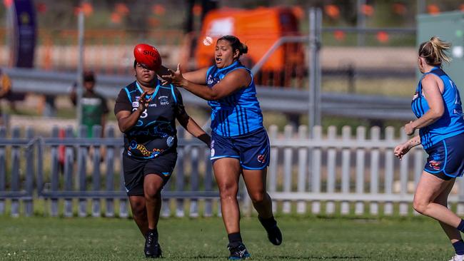 Delsey Campbell has been impressive for the Rovers in the 2024 CAFL season. Picture: Charlie Lowson / AFLNT Media