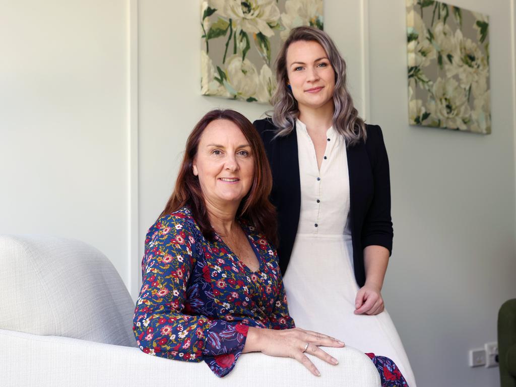 Jodie Ashworth, the Director of Wandi Nerida, and Serena Riley. Picture: Lachie Millard