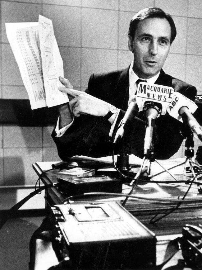 Paul Keating was a master of the budget press conference