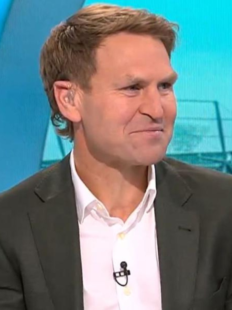 Cornes says the coach is an excuse maker. Credit: Channel 9 Footy Show