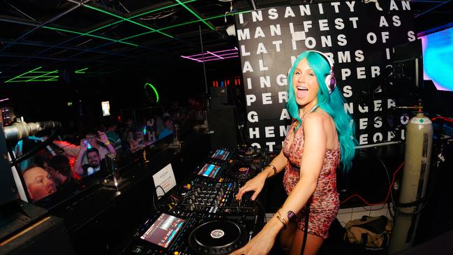 DJ Tigerlilly at Asylum Nightclub this weekend. Picture: Jayden Guarnaccia.