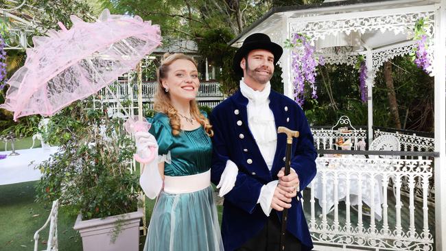 Dorothy Daisy and Darren Johnson ready to enjoy the experience at Bonappetea. Picture: Glenn Hampson