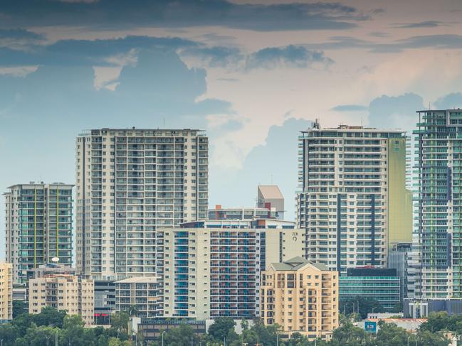 Photographs of Darwin City skyline from Charles Darwin National Park.Photograph: Che Chorley