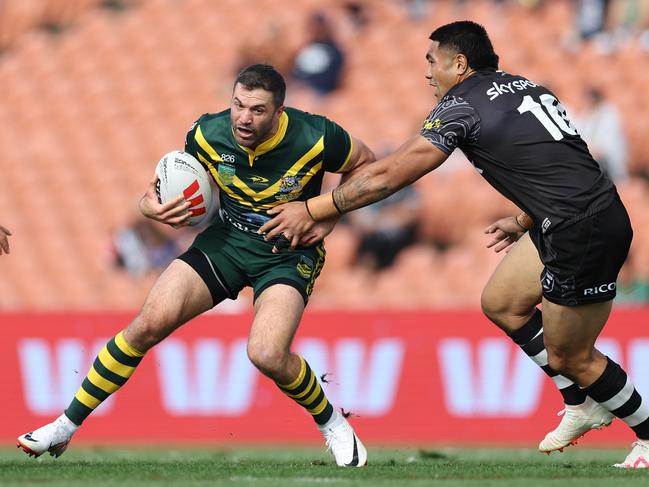 The NRL is set to intervene in test matches, after the Kangaroos and Kiwis played in front of an embarrassing crowd in the Pacific Championship final. Picture: Getty Images