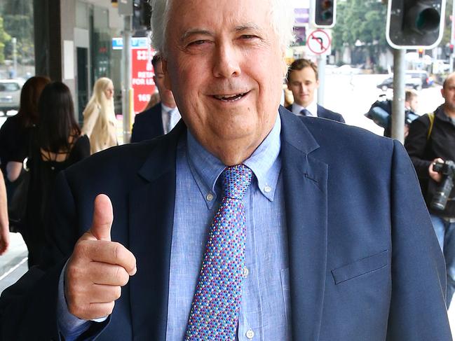 Clive Palmer at Brisbane Supreme Court defending his assets from being frozen by the government liquidator. Photographer: Liam Kidston