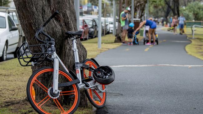 The bike program launched last month. Picture: Jerad Williams