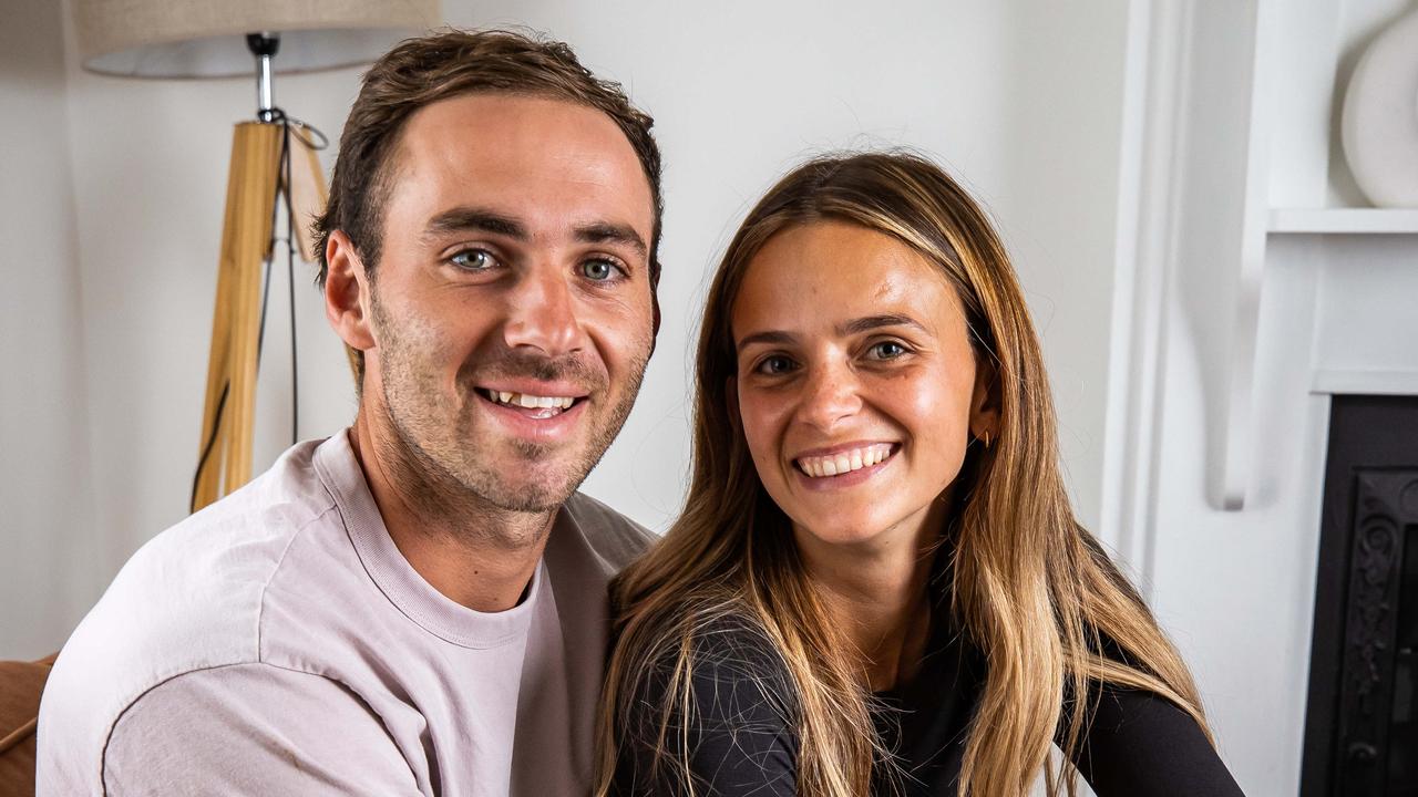 The couple tied the knot in heartwarming scenes. Picture: Tom Huntley