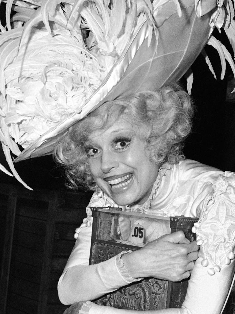 Carol Channing in 1978.  Picture:  AP