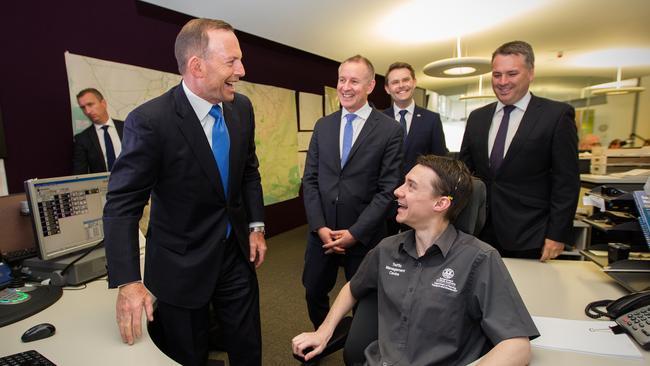 Almost nine years ago, the-then prime minister Tony Abbott declared he could “get the whole North-South Road Corridor upgraded within a decade” if a state Liberal government was elected. Picture: AAP Image / Ben Macmahon