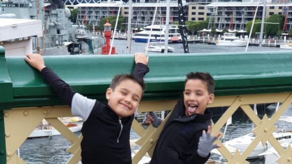 Peter Abreu, 9, and Xavier Abreu, 10.