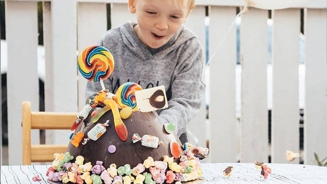 This five year old had a smash cake created by Debbie McQueen from Gateway Fine Foods in Kyogle. PIC: EMILY K CREATIVE