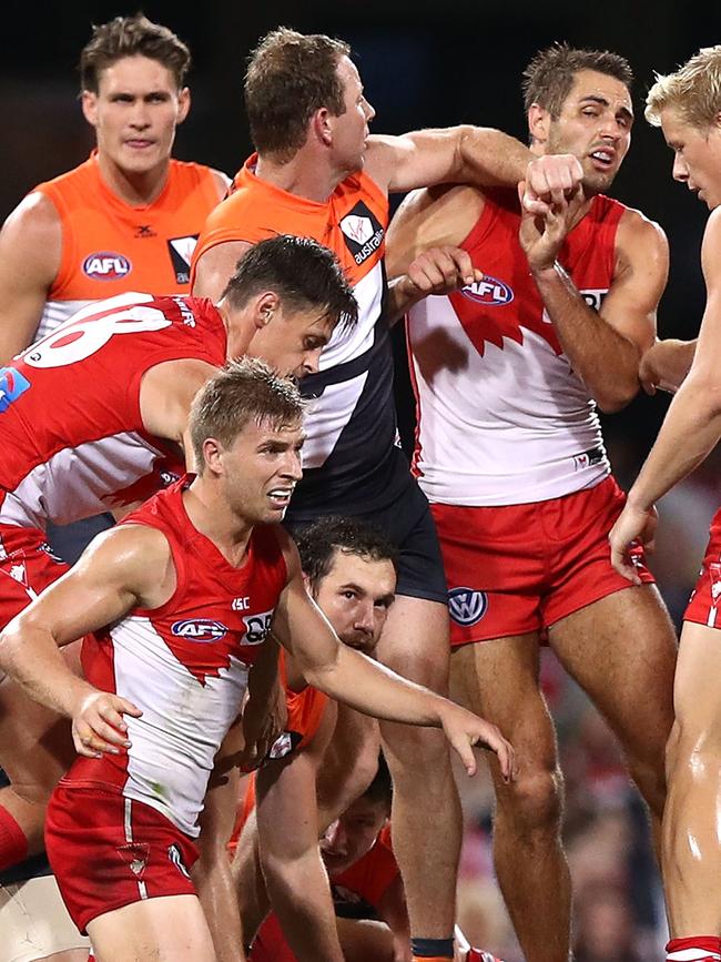 Tempers flare during the third quarter.