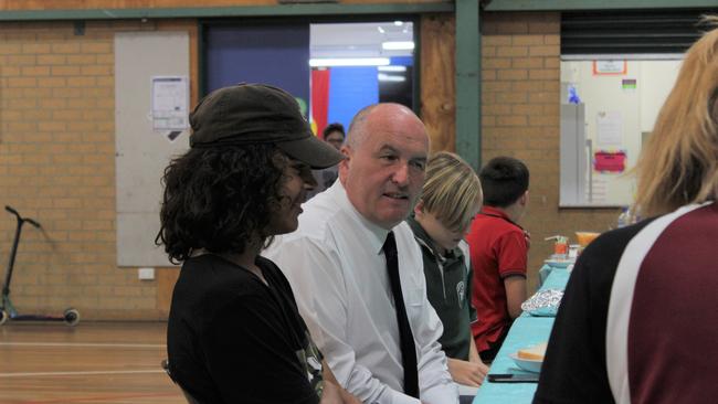 Police Minister David Elliot discusses life, the universe and everything during a Youth Active Rewards Program breakfast.