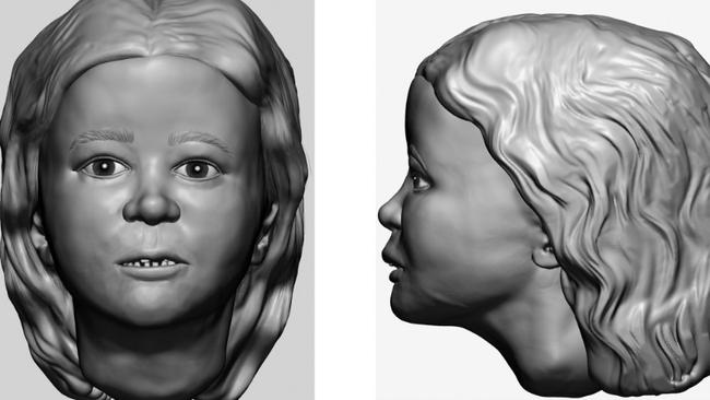 Girl aged between 5 and 11. She was found with the woman in a drum in 1985.