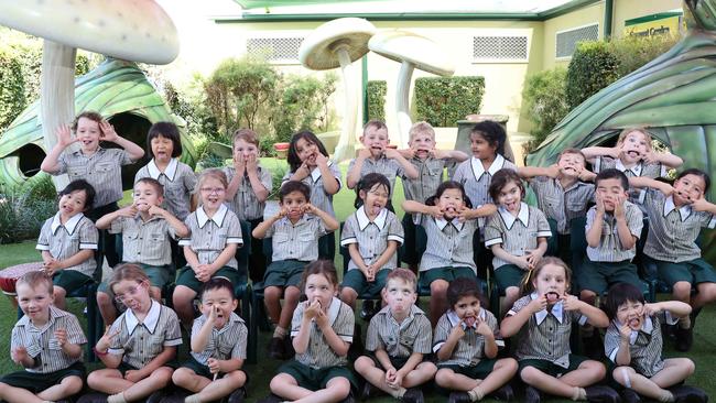 My First Year: A.B. Paterson Prep D Back row: Hugh, Amelia, Lincoln, Nermeen, Archie, Arthur, Angelina, Hugh, Allie. Middle row: Zoey, Ash, Holly, Luca, Isabella, Peggy, Erin, Andy, Emelia. Front row: William, Georgia, Jeremy, Charlotte, Chase, Hannah, Layla, Evie Picture Glenn Hampson