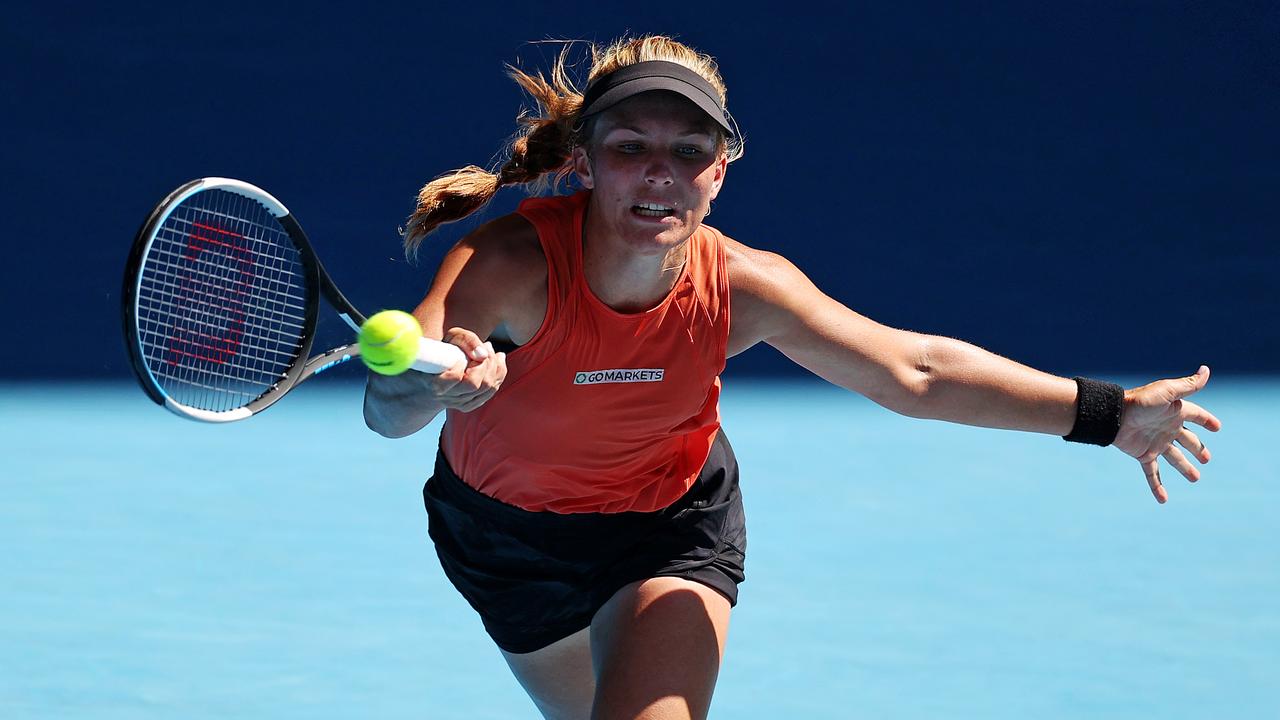 Maddison Inglis hopes to make the Wimbledon main draw. Picture: Mark Stewart