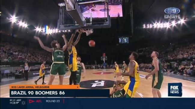 Boomers beaten by Brazil in warm up game