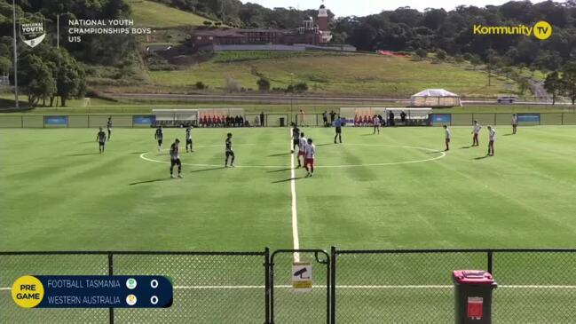 Replay: Tasmania v Western Australia (U15 placement quarter final) -  Football Australia Boys National Youth Championships Day 4