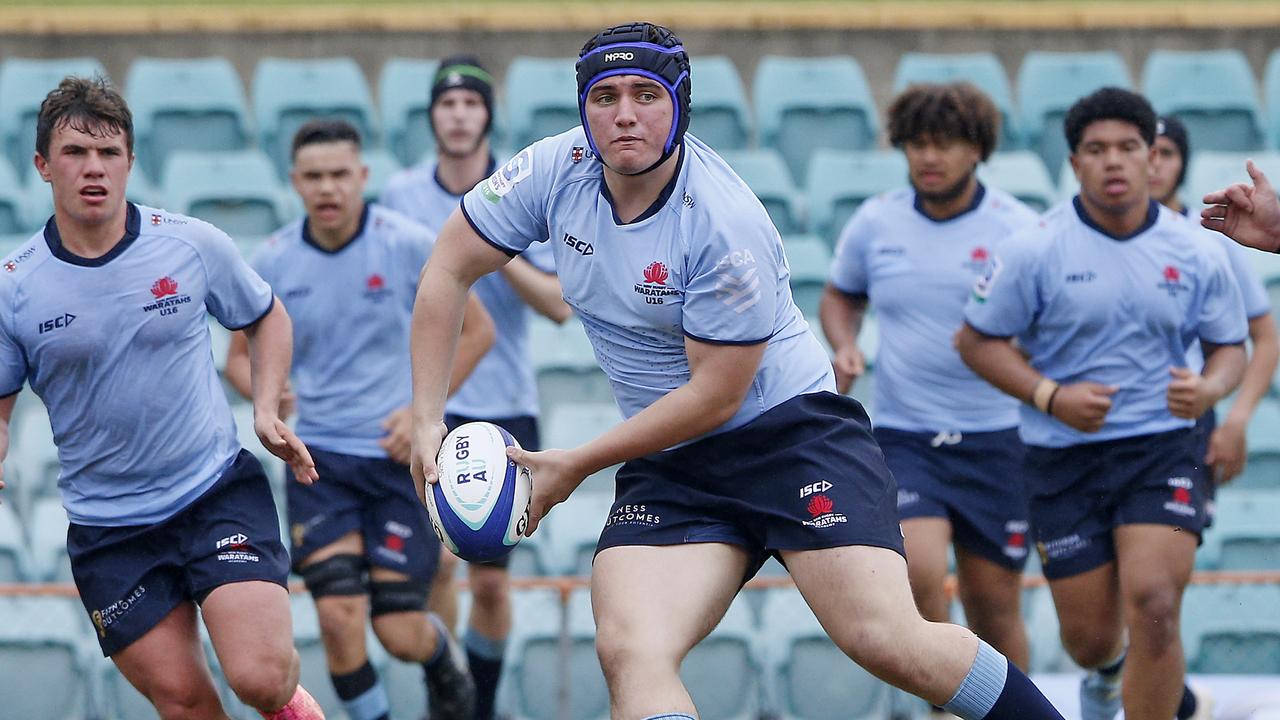 Oliver Smith is one of numerous Waratahs named in the Australian U16 squad. Picture: John Appleyard.