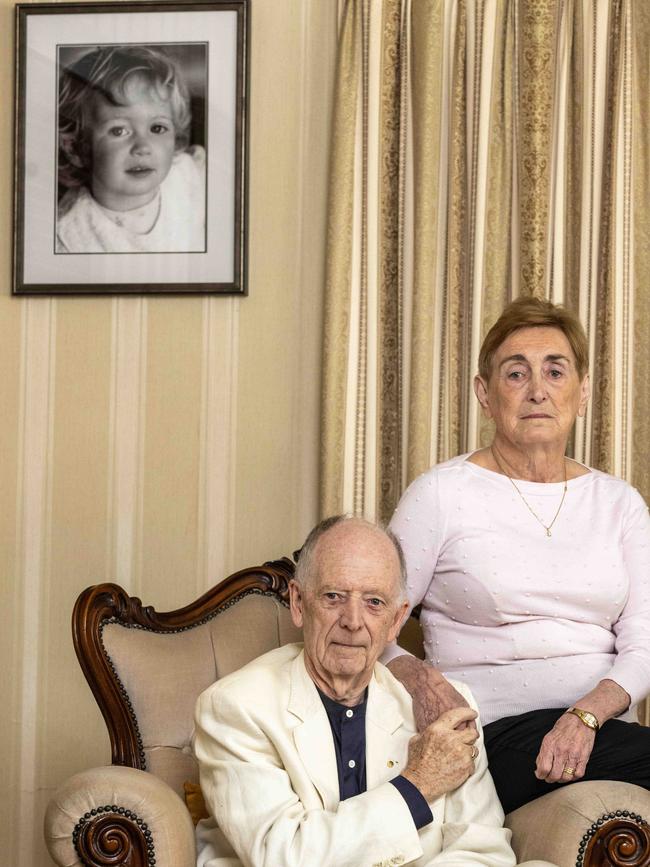 Greg and Christine Gordon, parents of Adelaide Oval abduction victim Kirste Gordon, at their home in Hackham, Picture: NCA NewsWire / Kelly Barnes