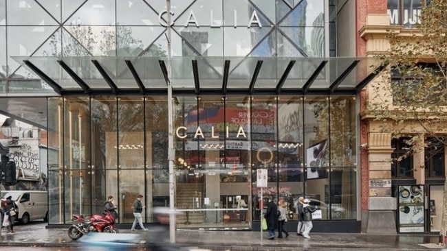 Calia was forced to shut its doors last month after going bust. Picture: Instagram