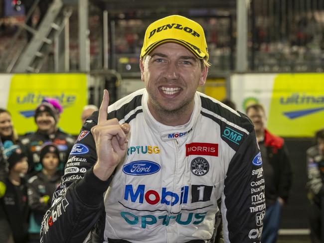 Chaz Mostert winns race the 2024 Panasonic Air Conditioning Sydney SuperNight, Event 07 of the Repco Supercars Championship, Sydney Motorsport Park, Sydney, New South Wales, Australia. 21 Jul, 2024.