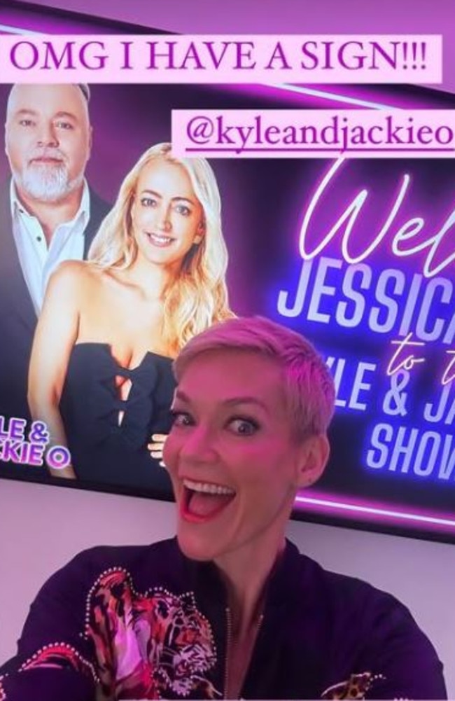 The veteran journalist was on The Kyle &amp; Jackie O Show to mark three years of her podcast.