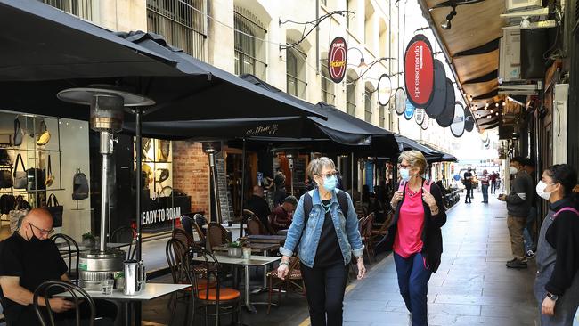 Lockdown measures across Melbourne and Victoria have substantially eased. Picture: NCA NewsWire / Ian Currie