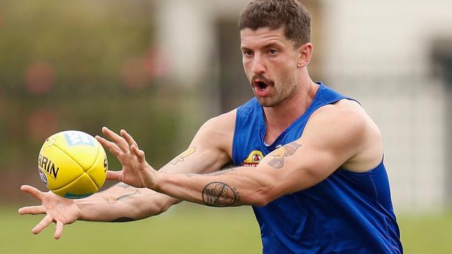 Tom Liberatore joined the Bulldogs’ younger players on day one of pre-season.